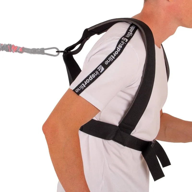 ΖΩΝΗ ΣΤΗΘΟΥΣ/ΩΜΟΥ INSPORTLINE VS CHEST STRAP ΜΑΥΡΗ