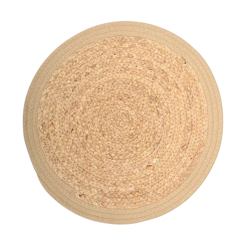 Σουπλά Υάκινθου-Polyester Natural-Μπεζ Haven 38εκ. Estia 07-32432 (Σετ 2 Τεμάχια) (Ύφασμα: Polyester, Χρώμα: Μπεζ, Υλικό: Υάκινθος) - estia - 07-32432
