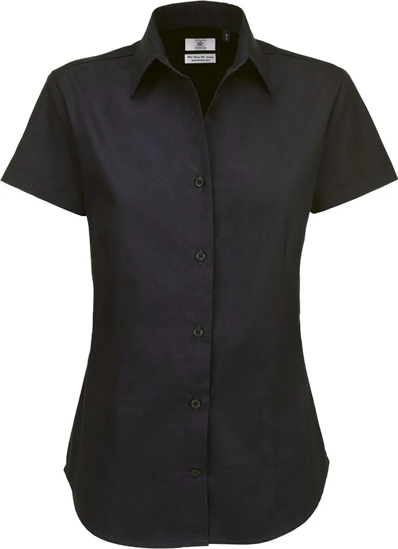 Γυναικείο πουκάμισο B & C Sharp SSL Women Black