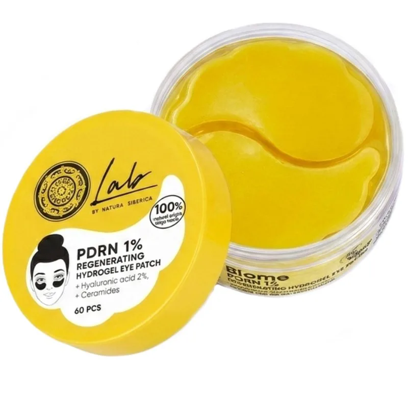 Natura Siberica Lab Biome PDRN 1% Regenerating Hydrogel Eye Patches Patches Ματιών Εντατικής Ενυδάτωσης για Αναζωογόνηση & Υποστήριξη της Φυσικής Αναγέννησης της Επιδερμίδας 60 Τεμάχια