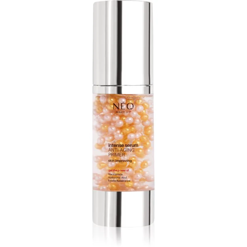 NEO MAKE UP Intense Serum Anti-Aging Primer λαμπρυντική και λειαντική βάση ενάντια στις ρυτίδες 30 ml