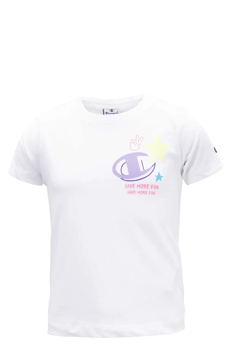 Μπλούζα Κοντομάνικη Champion Crewneck 404681-WW001 Κορίτσι
