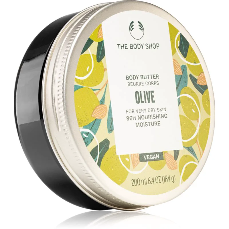 The Body Shop Olive Body Butter Εντατικό ενυδατικό βούτυρο σώματος για πολύ ξηρό δέρμα 200 ml