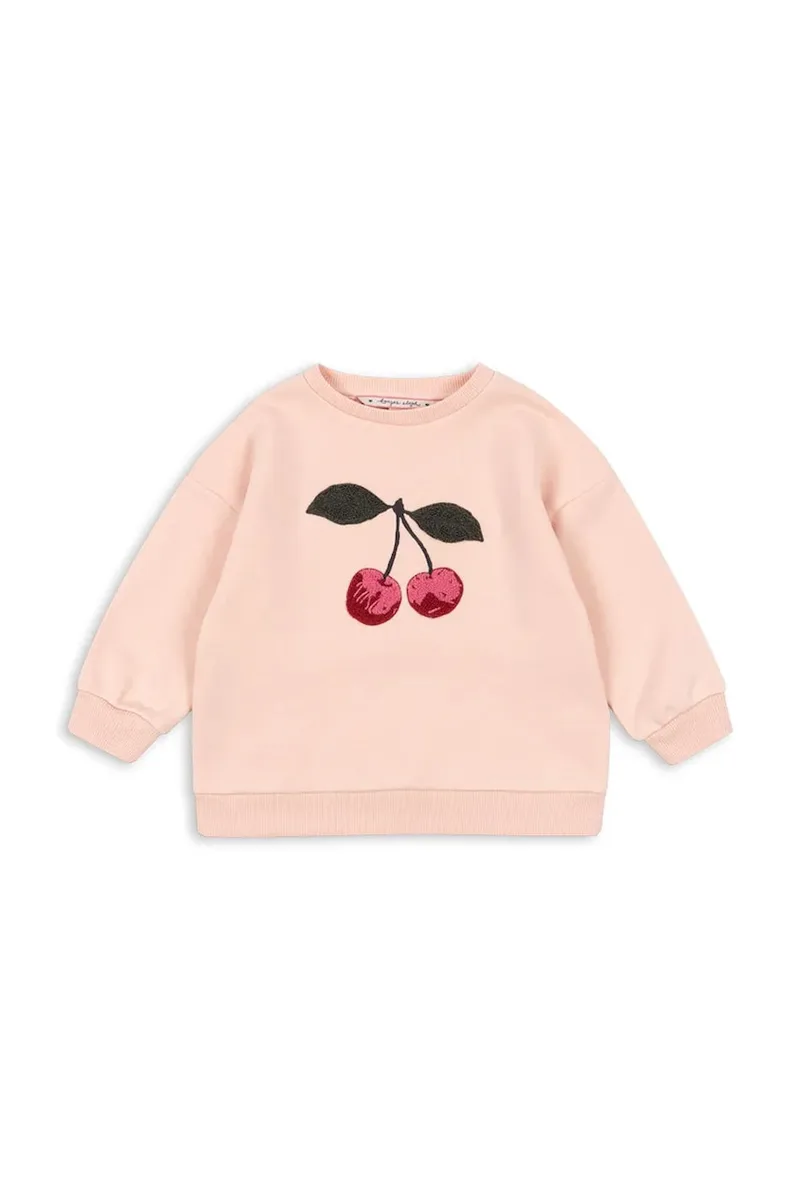 Βαμβακερή μπλούζα διπλής όψης Konges Sløjd LOU TERRY SWEAT SHIRT OCS
