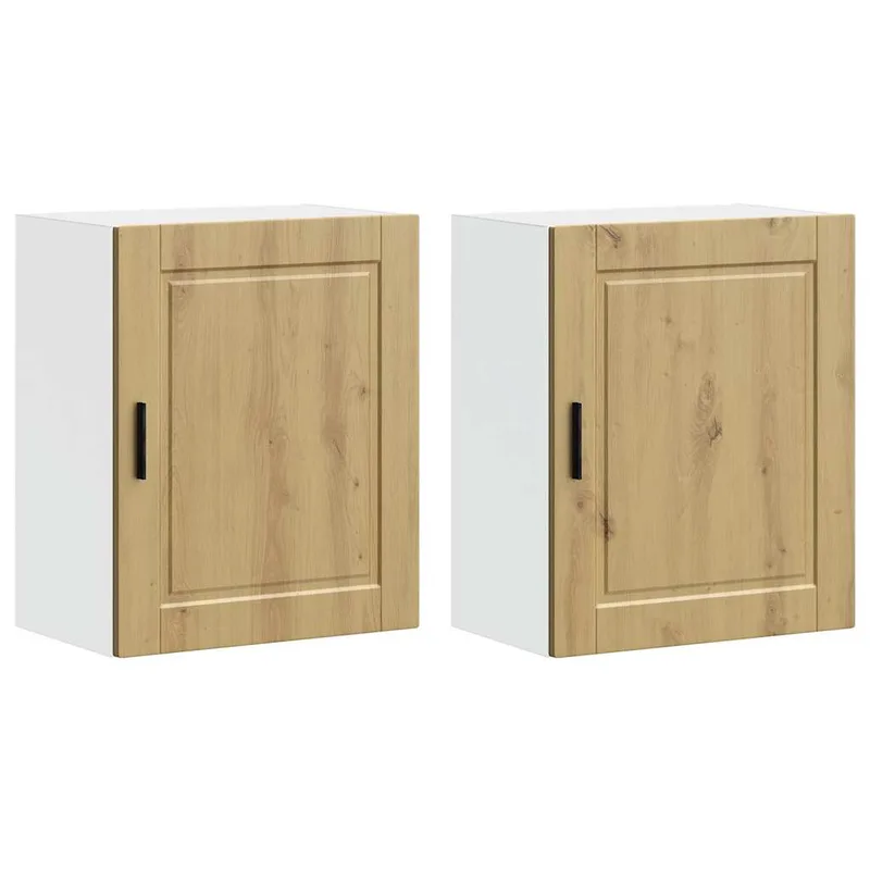 vidaXL ντουλάπια τοίχου κουζίνας 2 τεμάχια "Porto" Artisan Oak