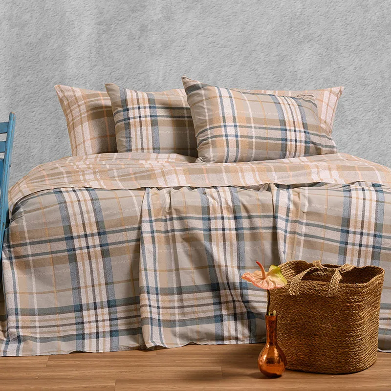 Σεντόνια King Size Σετ Melinen Ultra Jonas Blue - ΧΩΡΙΣ ΛΑΣΤΙΧΟ 260x270