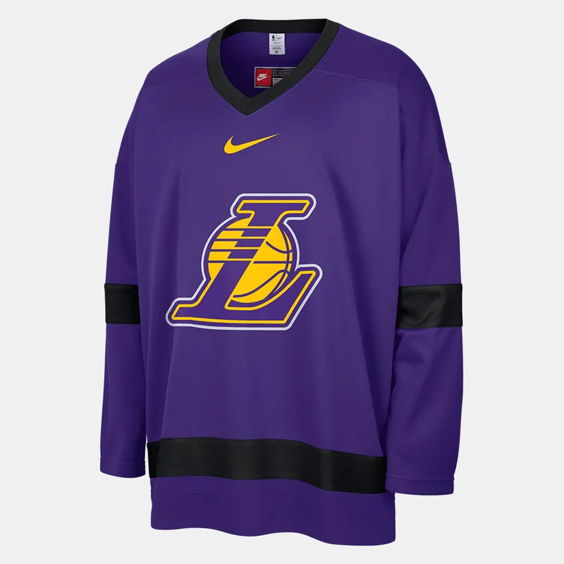 Nike NBA Los Angeles Lakers Ανδρική Μπλούζα με Μακρύ Μανίκι (9000206366_36365)