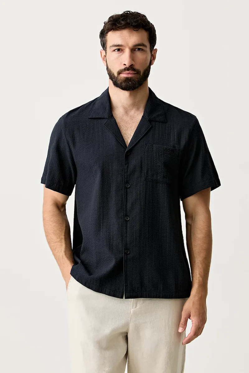 BOSS πουκάμισο ανδρικό με βαμβάκι Relax_Shirt