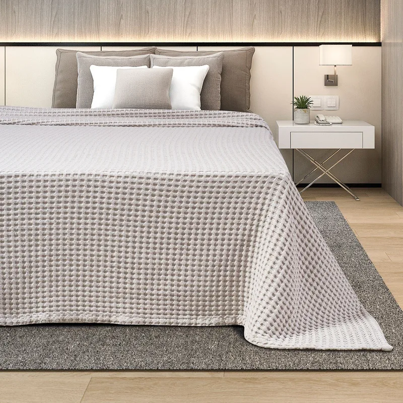 Κουβερτα Πικε King Size Adam Home 240X260 Μπεζ