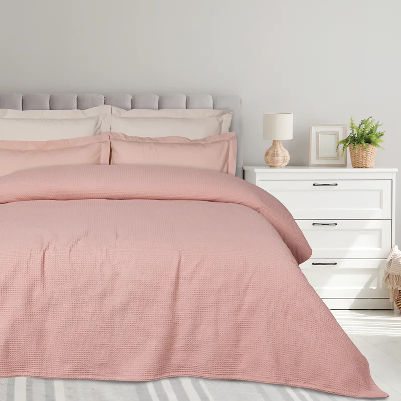 Κουβέρτα Polycotton Πικέ Υπέρδιπλη 220x240εκ. Blanket 0494 Nude Das Home (Ύφασμα: 90%Βαμβάκι-10%Polyester, Χρώμα: Nude, Μέγεθος: Υπέρδιπλα) - Das Home - 420577720494