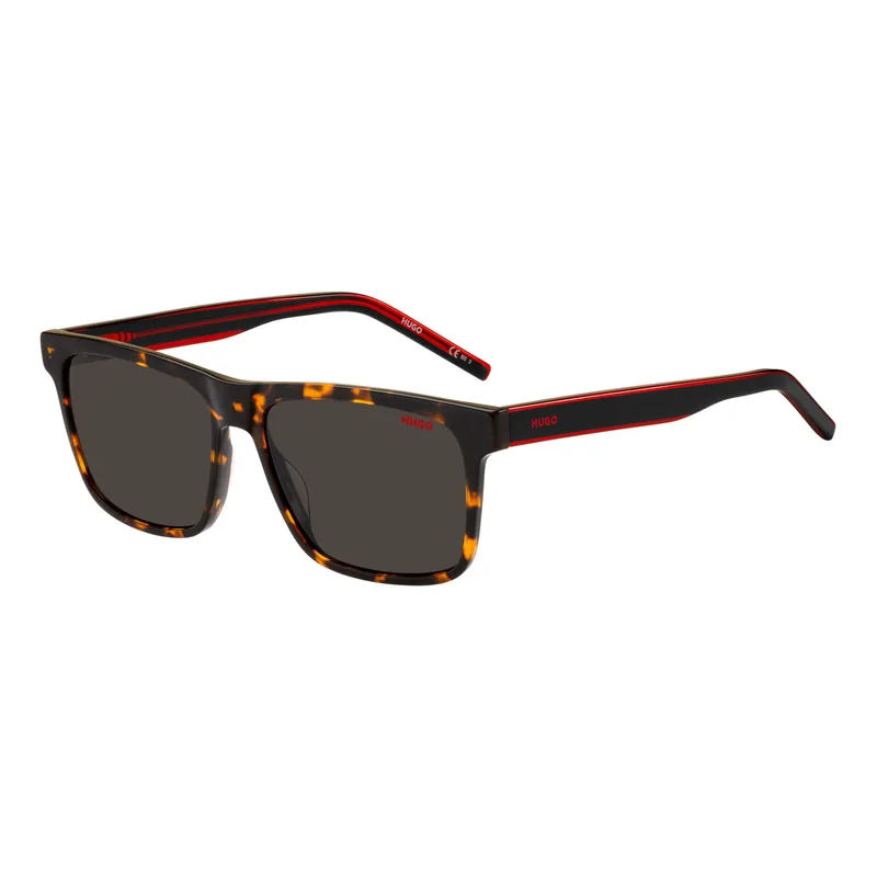 Hugo Man HG-1242-S-O63 Sunglasses — 56/15/145 mm, Acetate Frame, Brown/Grey