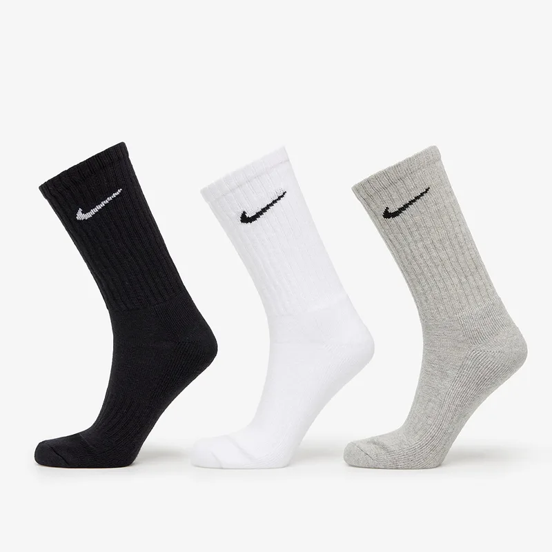 Nike Cushioned Training Crew Socks 3-Pack Multi-Color M