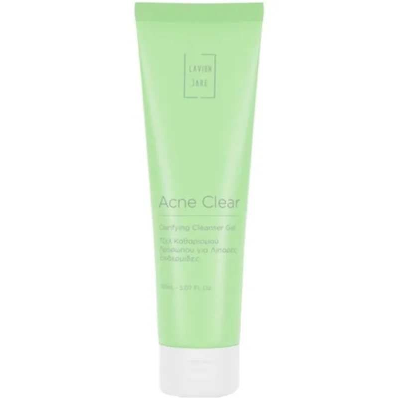 Lavish Care Acne Clear Clarifying Cleanser Gel Καθαριστικό Τζέλ Προσώπου για Λιπαρές Επιδερμίδες με Τάση Ακμής 150ml