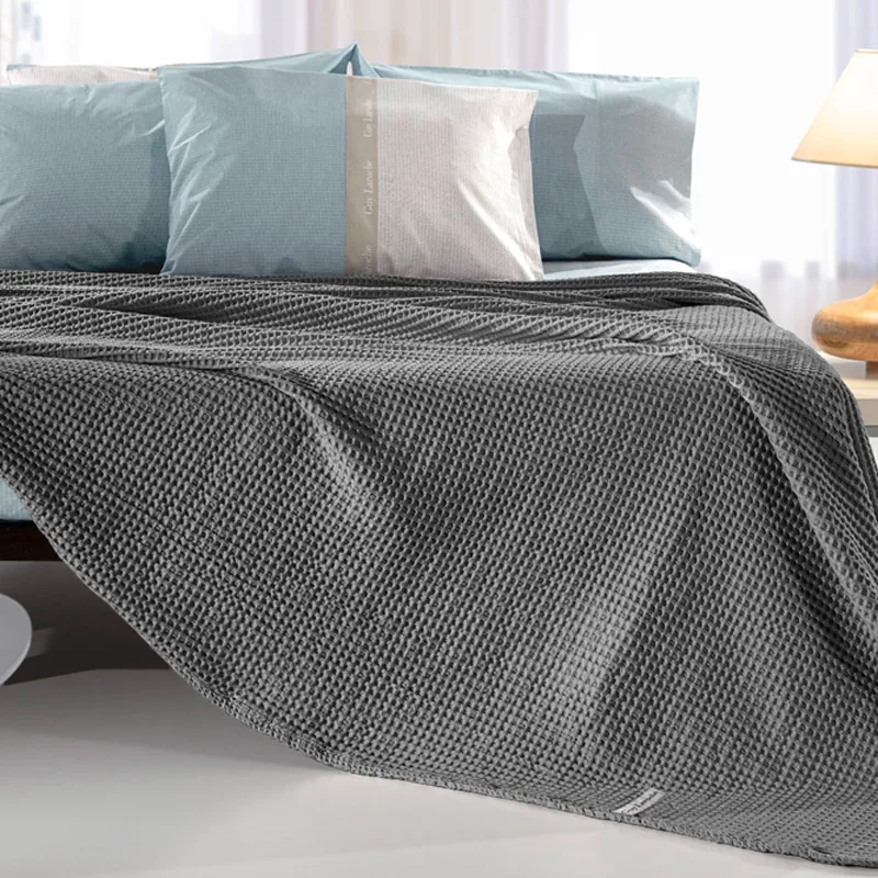 Κουβέρτα Πικέ Υπέρδιπλη 230X240 Guy Laroche Eternity Anthracite (230x240)