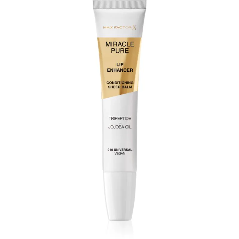 Max Factor Miracle Pure Lip Enhancer ενυδατικό λιπ γκλος απόχρωση 010 Universal 12 ml
