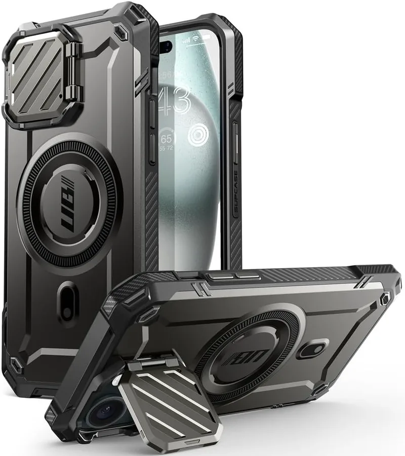 Θήκη iPhone 14 / 13 Supcase Unicorn Beetle XT Mag Ανθεκτική MagSafe με Μεταλλικό Κάλυμμα για την Κάμερα - Black (843439137325)
