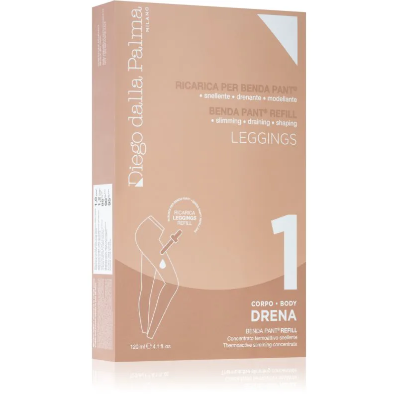 Diego dalla Palma Body Line Thermoactive Slimming Leggings Refill θερμικά ενεργός επίδεσμος για ενίσχυση επιδερμίδας 120 ml