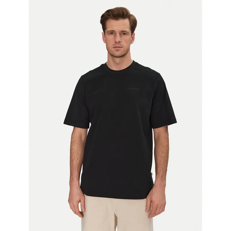 Resteröds T-Shirt Tas 20251 2030 Μαύρο Regular Fit