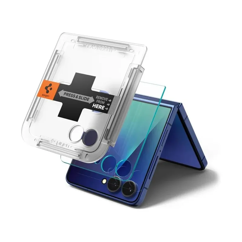 Spigen GLAS.tR EZ Fit HD Tempered Glass Samsung Galaxy Z Flip 7 (2-Pack)