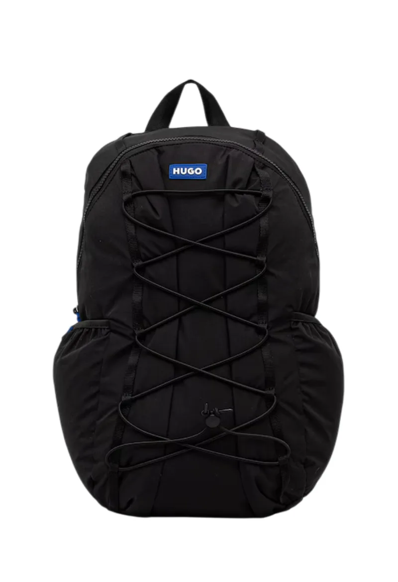ΑΝΔΡΙΚΟ ΣΑΚΙΔΙΟ ΠΛΑΤΗΣ HUGO ROPE ΜΑΥΡΟ