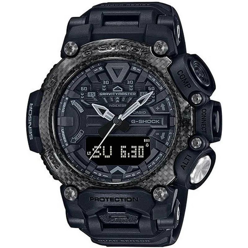 CASIO G-Shock Gravity Master Black Rubber Strap GR-B200-1BER
