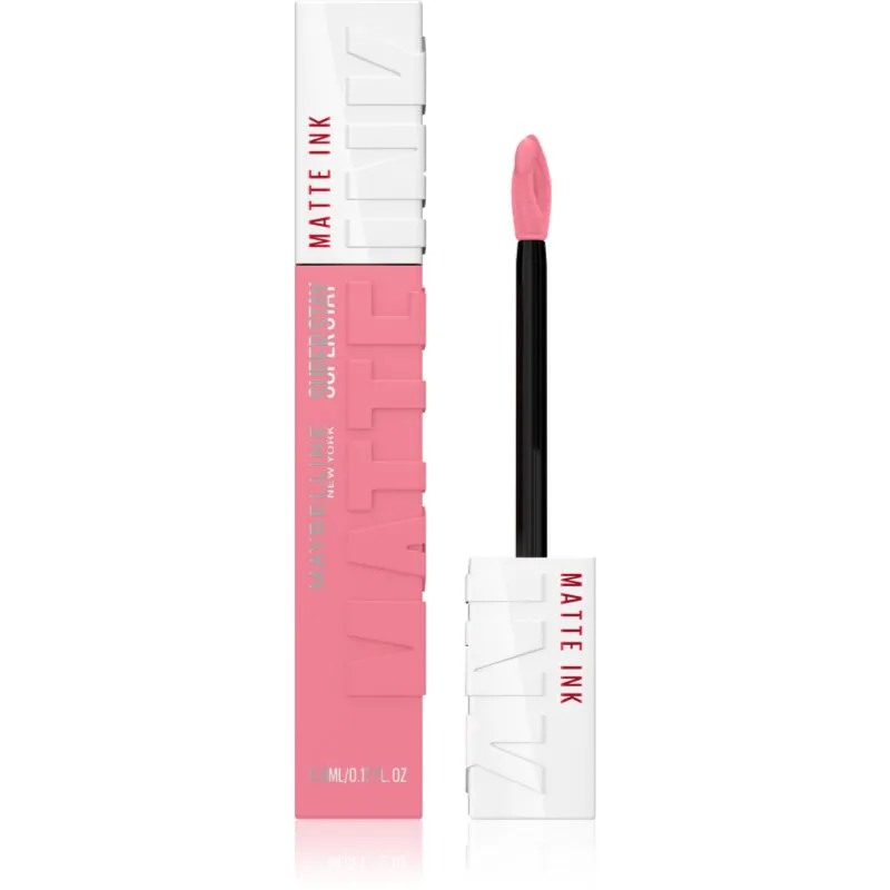 MAYBELLINE NEW YORK SuperStay Matte Ink ματ υγρό κραγιόν για μακρόχρονη επίδραση απόχρωση 10 Dreamer 5 ml