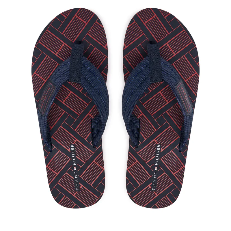 Σαγιονάρες Tommy Hilfiger Flag Patch Beach FM0FM06004 Σκούρο μπλε