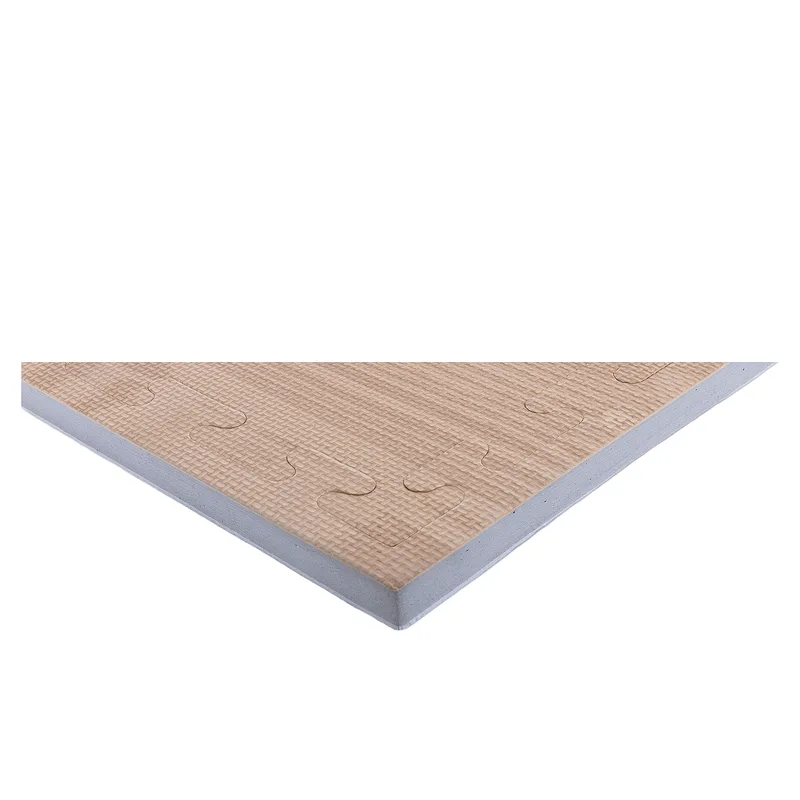 Δάπεδο Προστασίας Puzzle Eva Γκρι Ξύλο 100x100x2cm