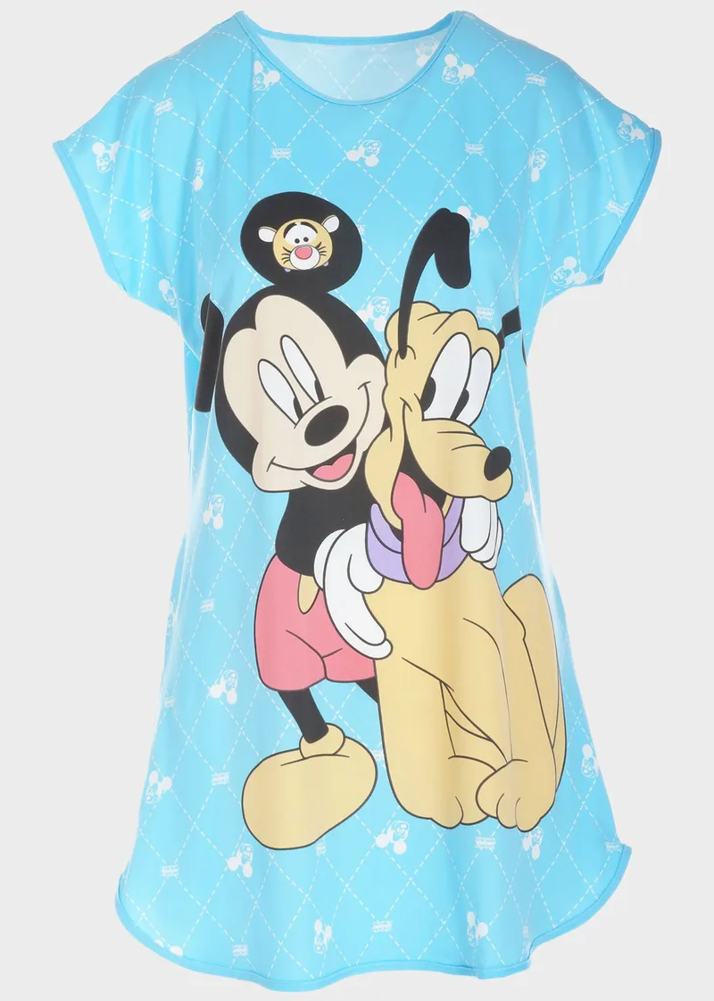 Γυναικείο νυχτικό Mickey ΣΙΕΛ
