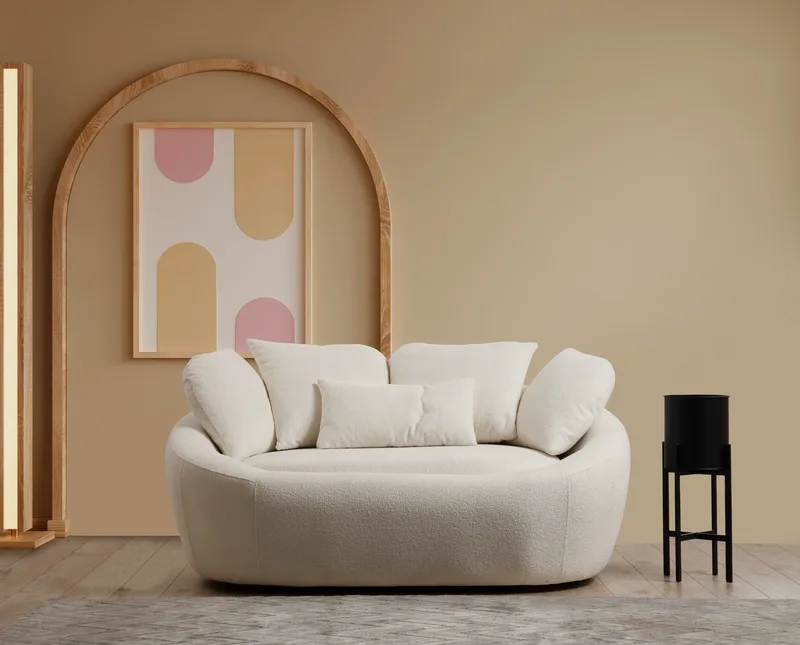 Διθέσιος Καναπές Midye - Love Seat 560Are1890 (120x67x155)