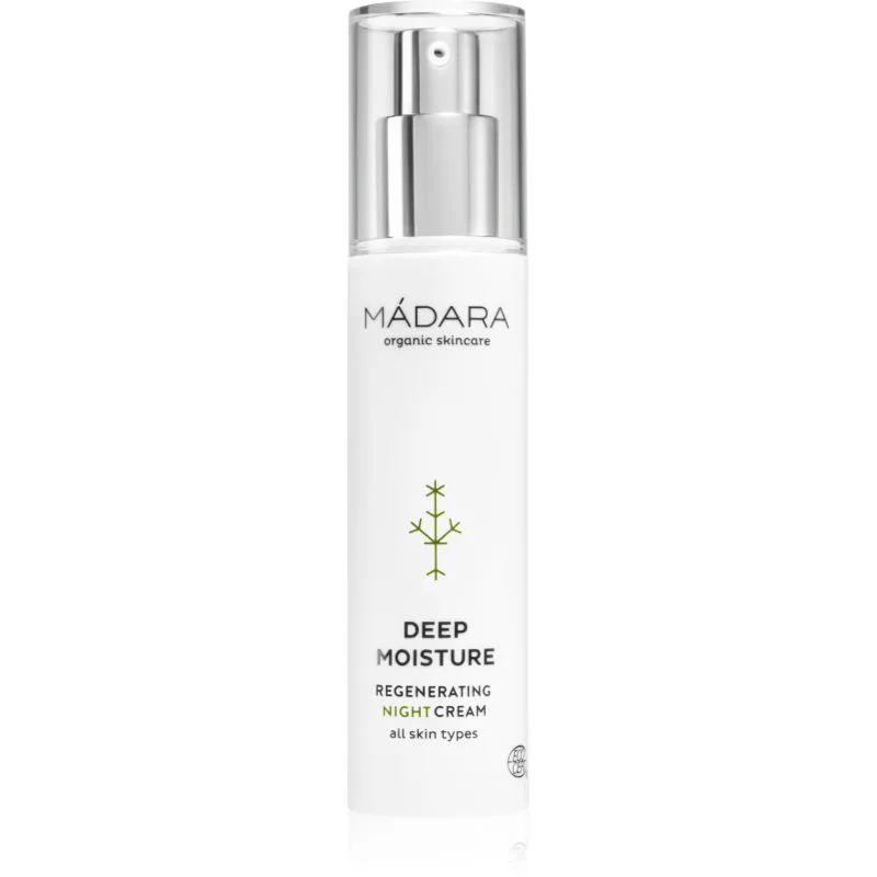 MÁDARA Deep Moisture αναγεννητική κρέμα νύχτας 50 ml