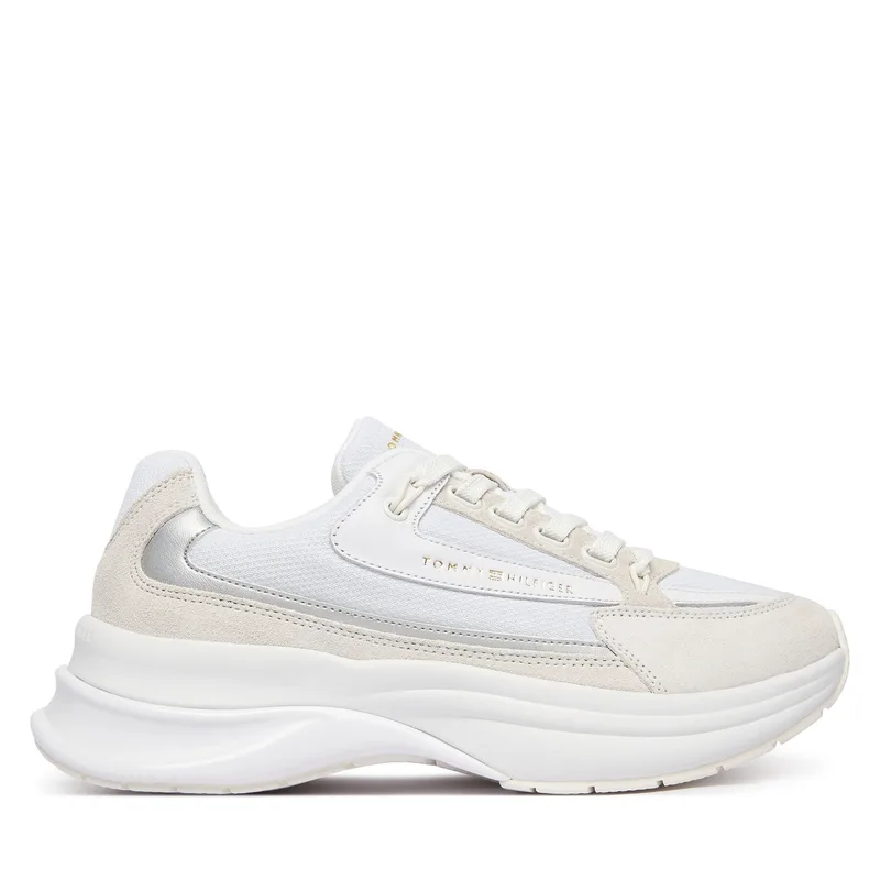Αθλητικά Tommy Hilfiger Th Sporty Chic Runner FW0FW09187 Λευκό