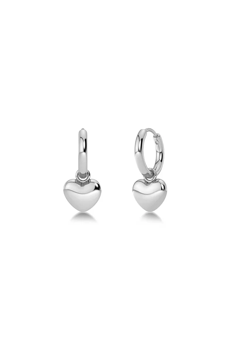 EDBLAD γυναικεία σκουλαρίκια "Barley Hoops Steel" - 127381
