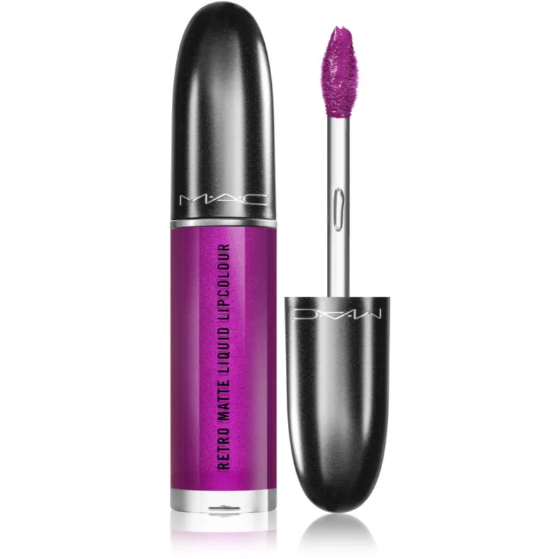 MAC Cosmetics Retro Matte Liquid Lipcolour ματ κραγιόν με μεταλλικό αποτέλεσμα απόχρωση 5 ml