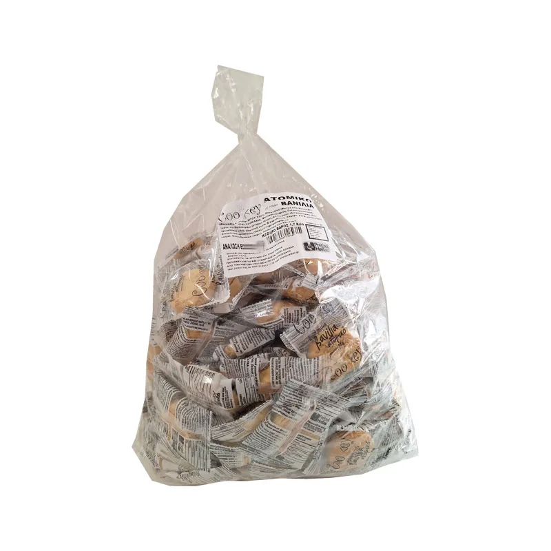 Μπισκότα Cookey Βανίλια ατομικά 170 τεμ. 1700g
