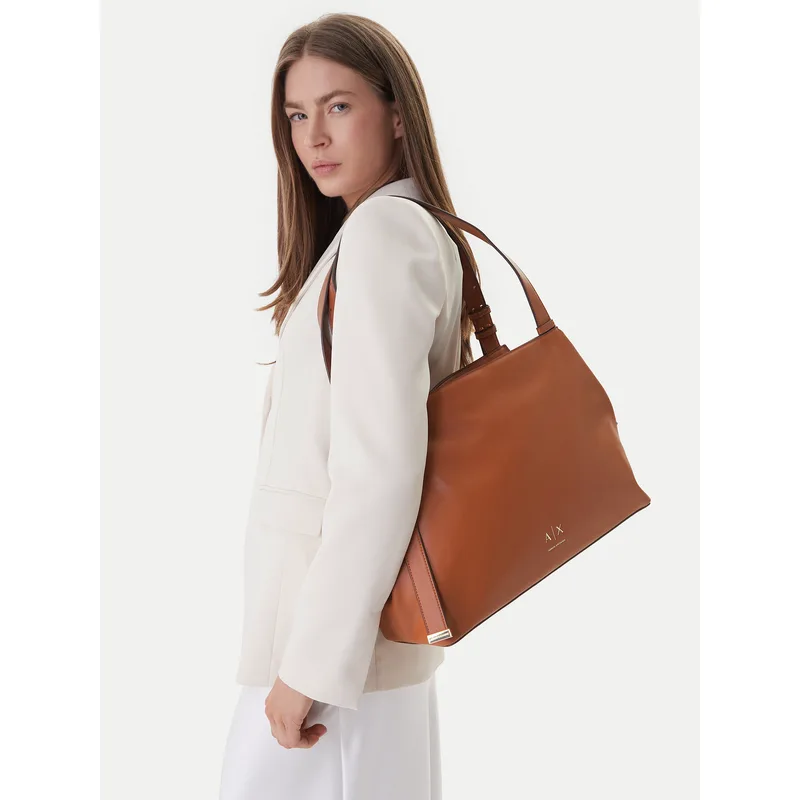 Τσάντα Armani Exchange XW002603 AF19902 U6119 Καφέ