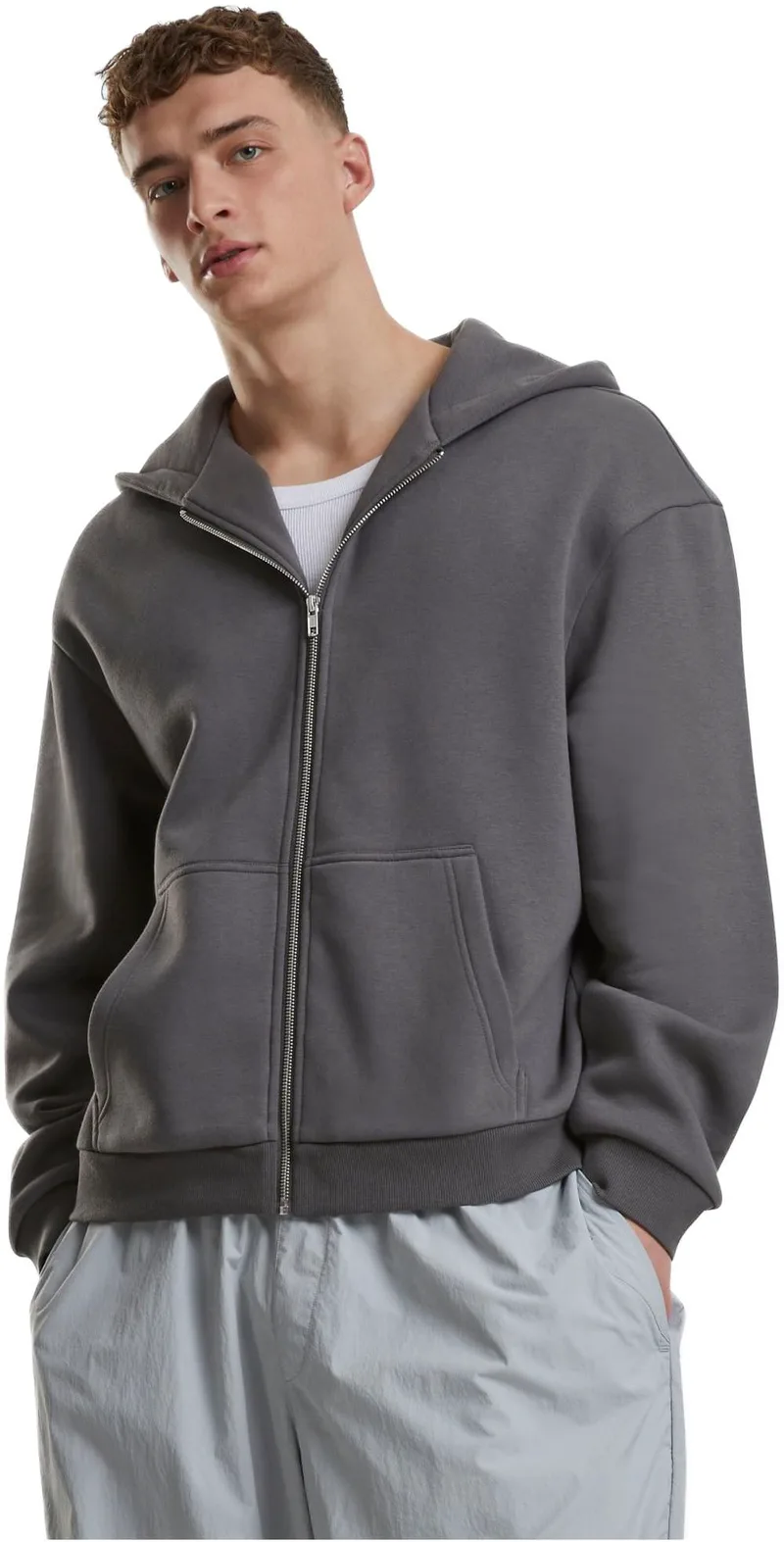 Fluffy Zip Hoody Urban Classics TB7284-03516 magnet