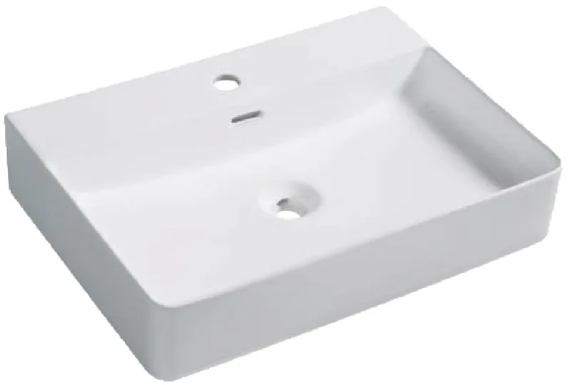 Νιπτήρας Επικαθήμενος Ceramita σειρά Slim 60 Λευκό (60x42cm)
