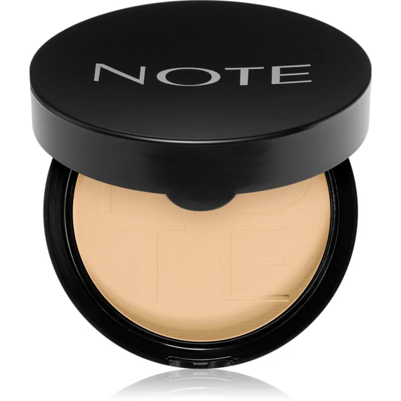 Note Cosmetique Luminous Silk συμπαγής πούδρα 02 Natural Μπεζ 10 γρ