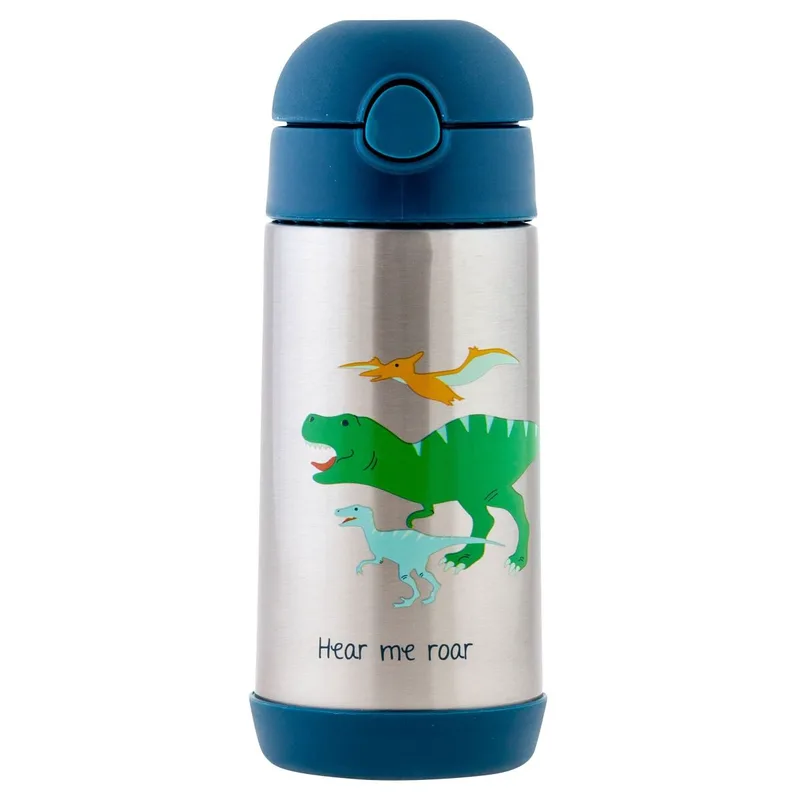 Stephen Joseph Double Wall Stainless Steel Bottle Dino 350ml
