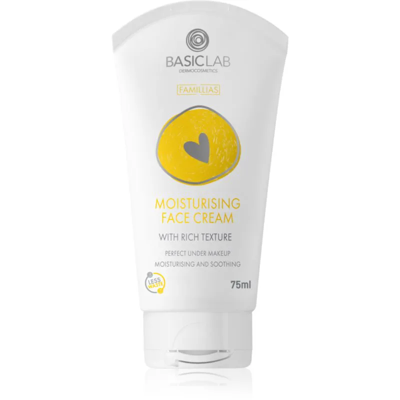 BasicLab Dermocosmetics Famillias πλούσια ενυδατική κρέμα για το πρόσωπο 75 ml