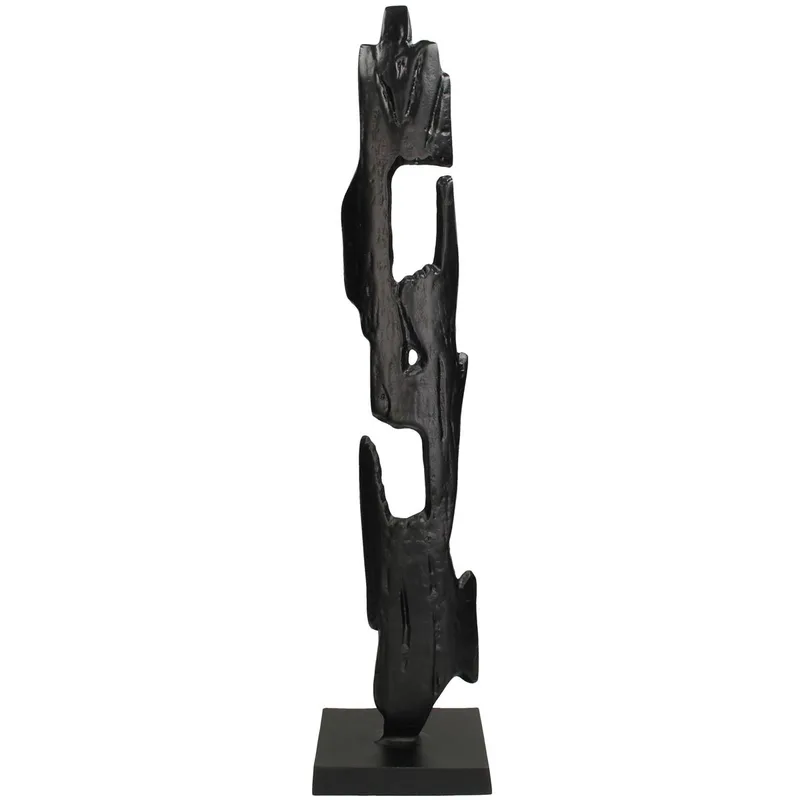 Διακοσμητικό ArteLibre Μαύρο Αλουμίνιο 13x12x67cm