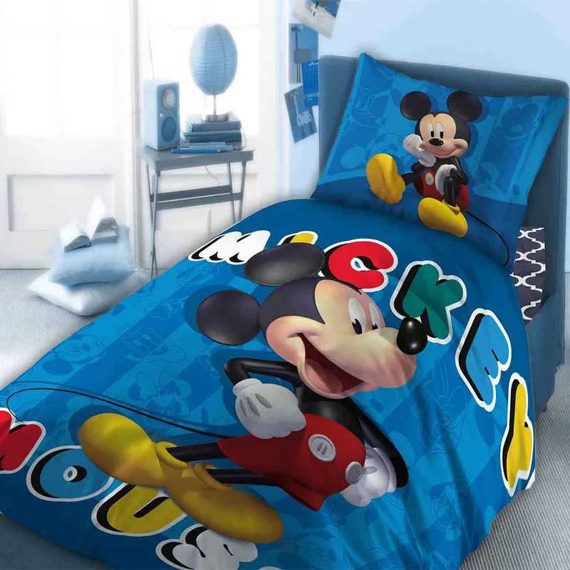 Παπλωματοθήκη Μονή (Σετ 160x240) Dimcol Mickey 860