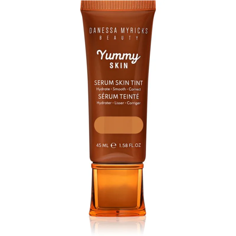 Danessa Myricks Beauty Yummy Skin Serum Skin Tint ενυδατικό μεικ απ με λειαντική επίδραση απόχρωση 9 - Medium to Tan Skin with Neutral Olive Undertone