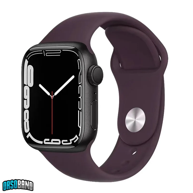 Orso Crimson Cherry Silicone Λουράκι Apple Watch 44/45/46/49mm