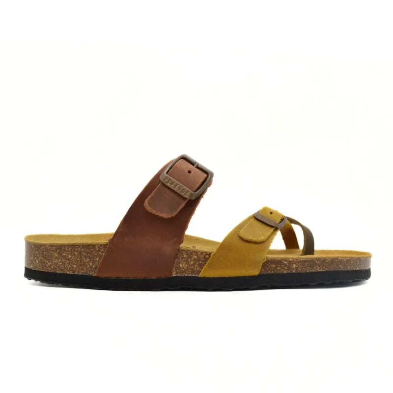 PLAKTON ΓΥΝΑΙΚΕΙΟ ΣΑΝΔΑΛΙ 181032 APURE TRI KAKI OCRE ROBLE