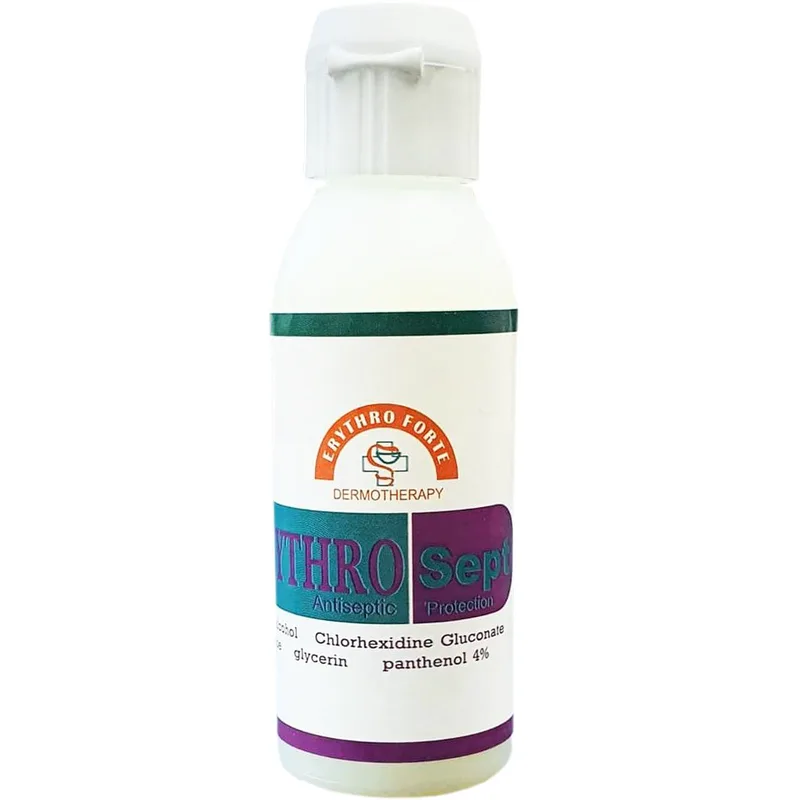 Erythro Forte ErythroSept Antiseptic Protection 70% Αλκοόλ σε Λεπτόρρευστη Κρέμα Προστασίας Ενάντια των Μικροβίων 60ml