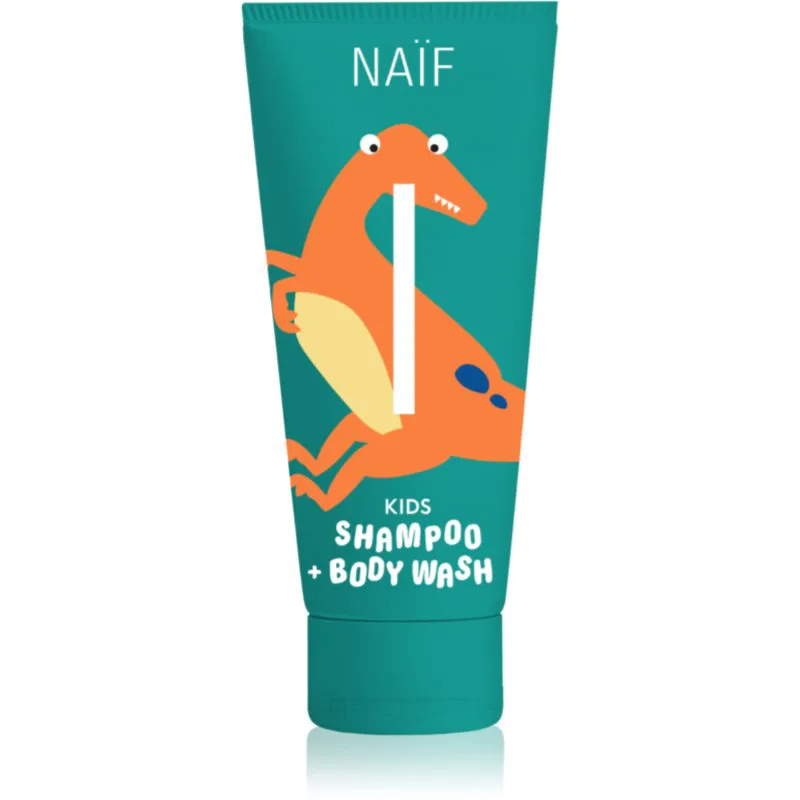 Naif Kids Shampoo + Body Wash παιδικό τζελ και σαμπουάν πλυσίματος 250 ml