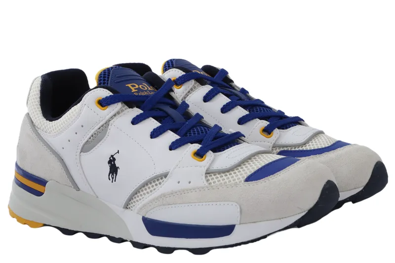 Sneaker Polo Ralph Lauren Trackstr 200 809891757001-WHITE-ROYAL-GOLD Ανδρικό