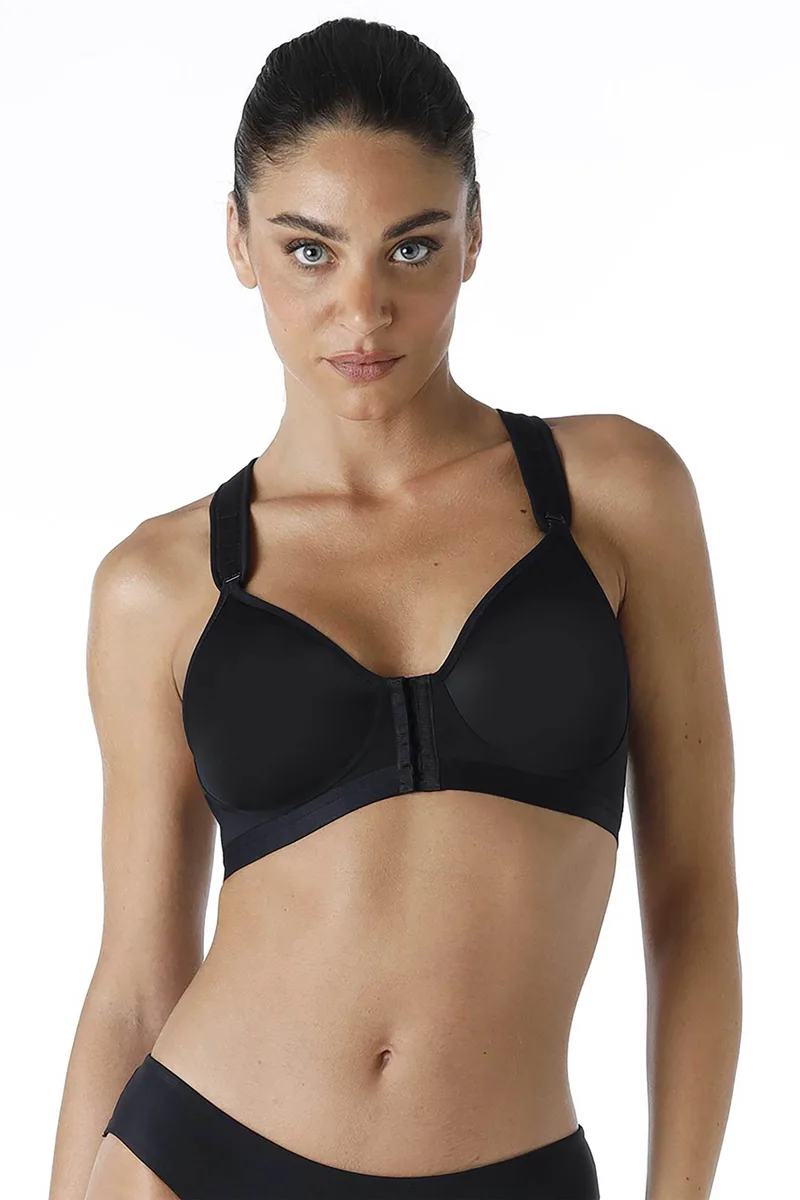 Lovable γυναικείο αθλητικό σουτιέν "Active Comfort" Cup D - LOV-L0DR8-D Μαύρο
